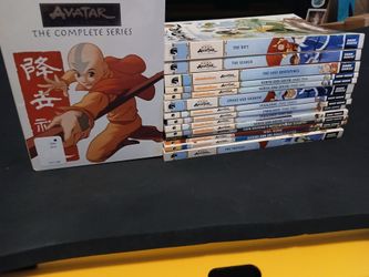 Avatar the last airbender books and dvd set