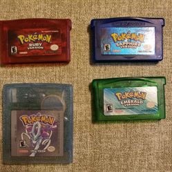 Authentic Pokemon Games