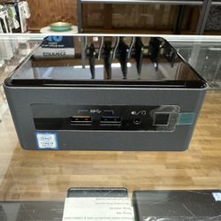 NUC Model NUC8CY mini desktop computer core i3-8th gen 4GB RAM 2 hard drives (128GB SSD & 1TB HDD)