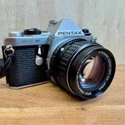 Vintage Pentax ME Super 35mm SLR Film Camera With Pentax-M 50mm Lens (Superb Condition, Fully Functional)