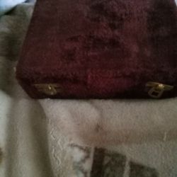 Antique Brass Small Goblets And Tray 