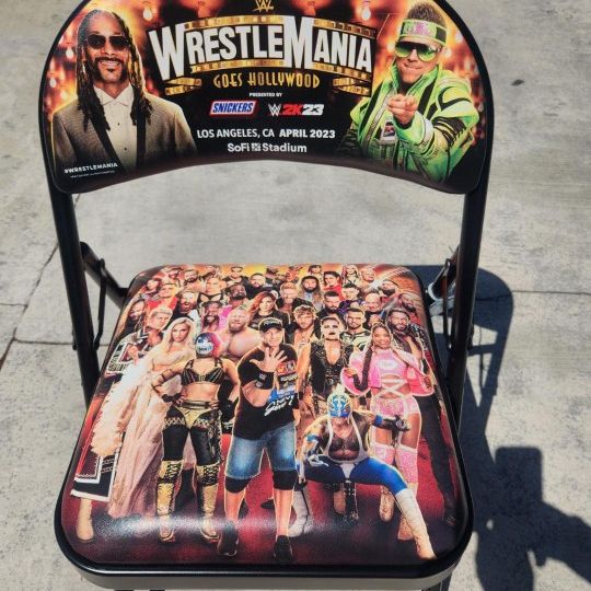 Wrestlemania Folding Chair