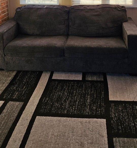 Loveseat And Area Rug