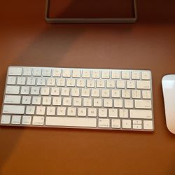 Apple Wireless Magic Keyboard and Magic Bluetooth Mouse