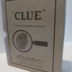 Clue Vintage Bookshelf Edition by WS Game Company Deluxe Board Game