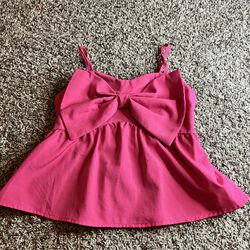 Pink Bow Top