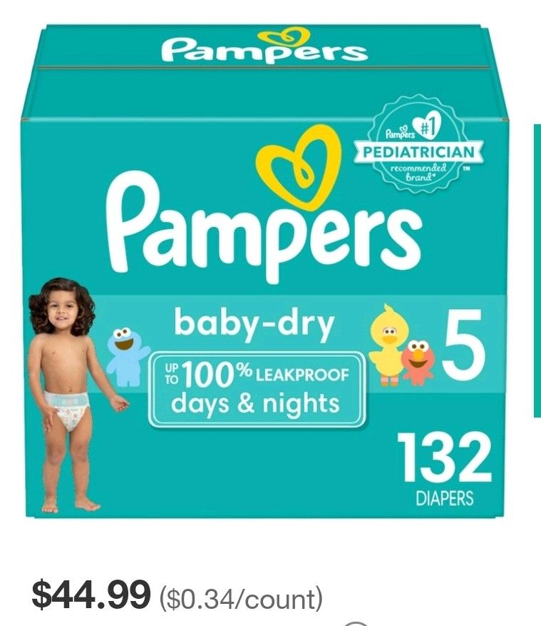 Pampers Baby Dry Size 5  