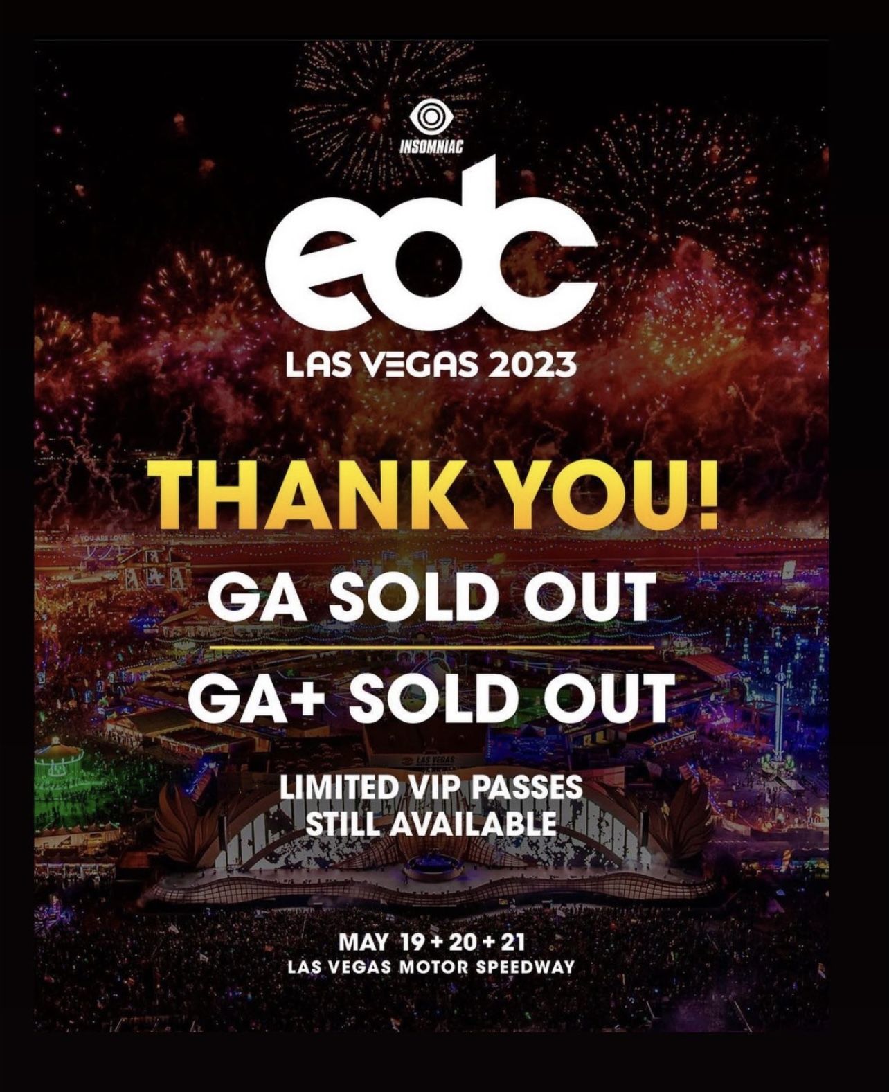 EDC LAS VEGAS 2023***** GA TICKET FORSALE**OBO for Sale in
