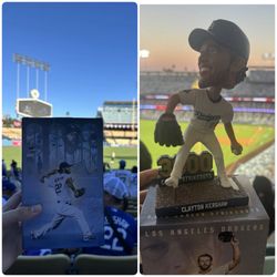 Clayton Kershaw 3000 Strikeout Bobblehead Dodgers 2025 SGA 