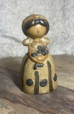 vintage Counterpoint San Francisco ceramic girl bell