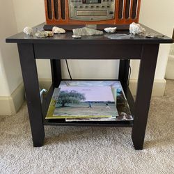 NEED GONE ASAP: Black end tables (x2)