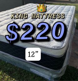 New king mattress only $220