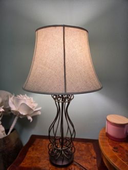 Decorative Wrought Iron Table Lamp