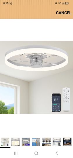 New 24" white LED Ceiling Fan