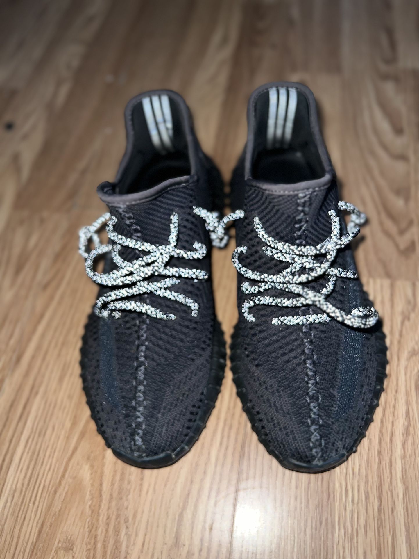Adidas Boost 350 V2 (static Black Reflective) for Sale in Bear Creek Village, PA -