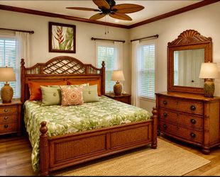 Authentic king Tommy Bahama bedroom set 🌴🌴🌴🌴🌴