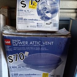 Brand New Power Attic Vent Models : ERV6 /// EGV6