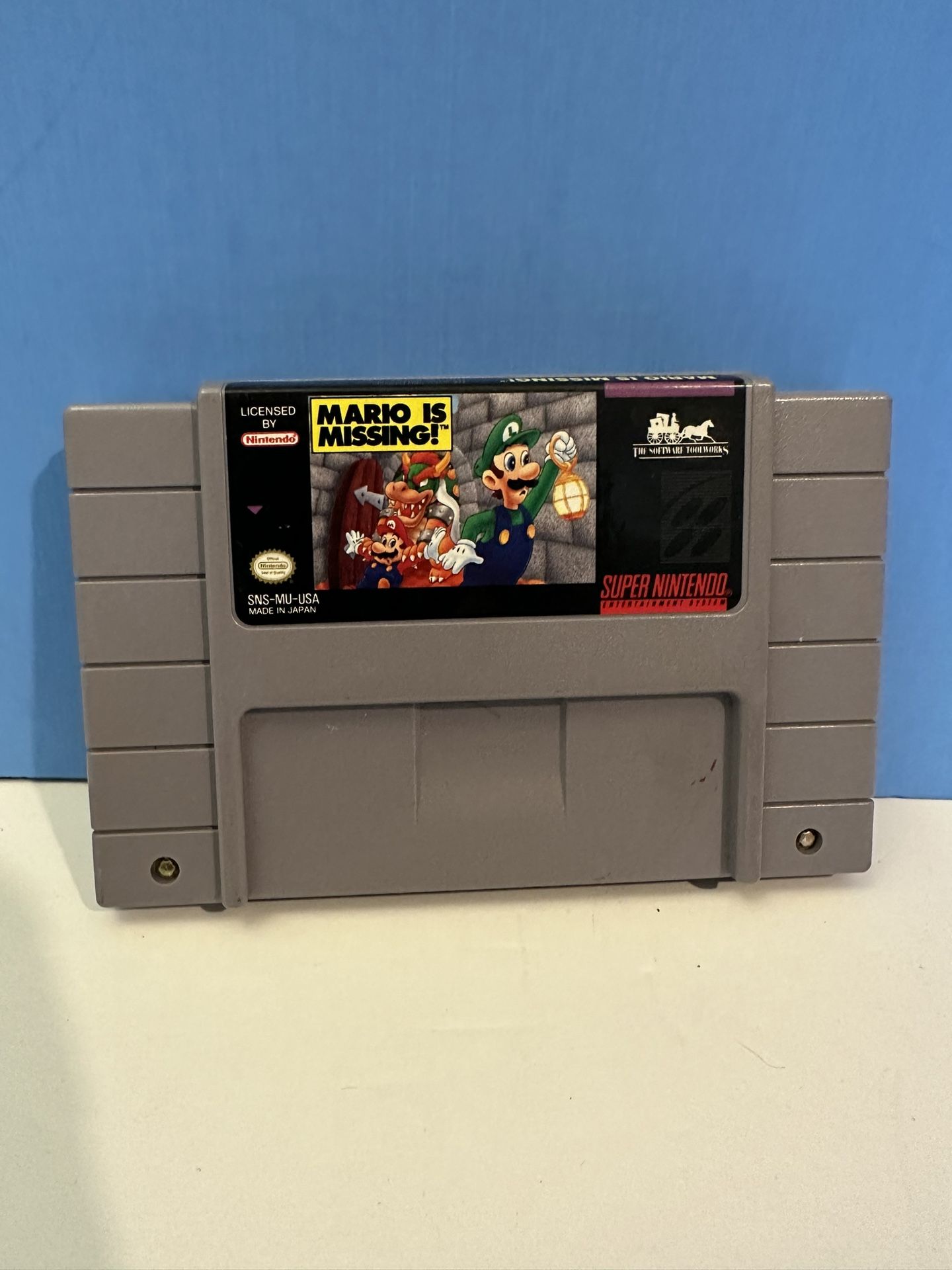 Super Nintendo Mario Is Missing Game
