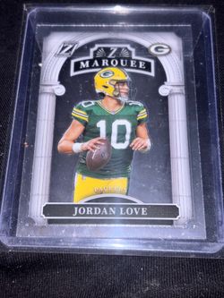 Jordan love zenith rookie football card