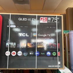 75” TCL 4K SMART TV 