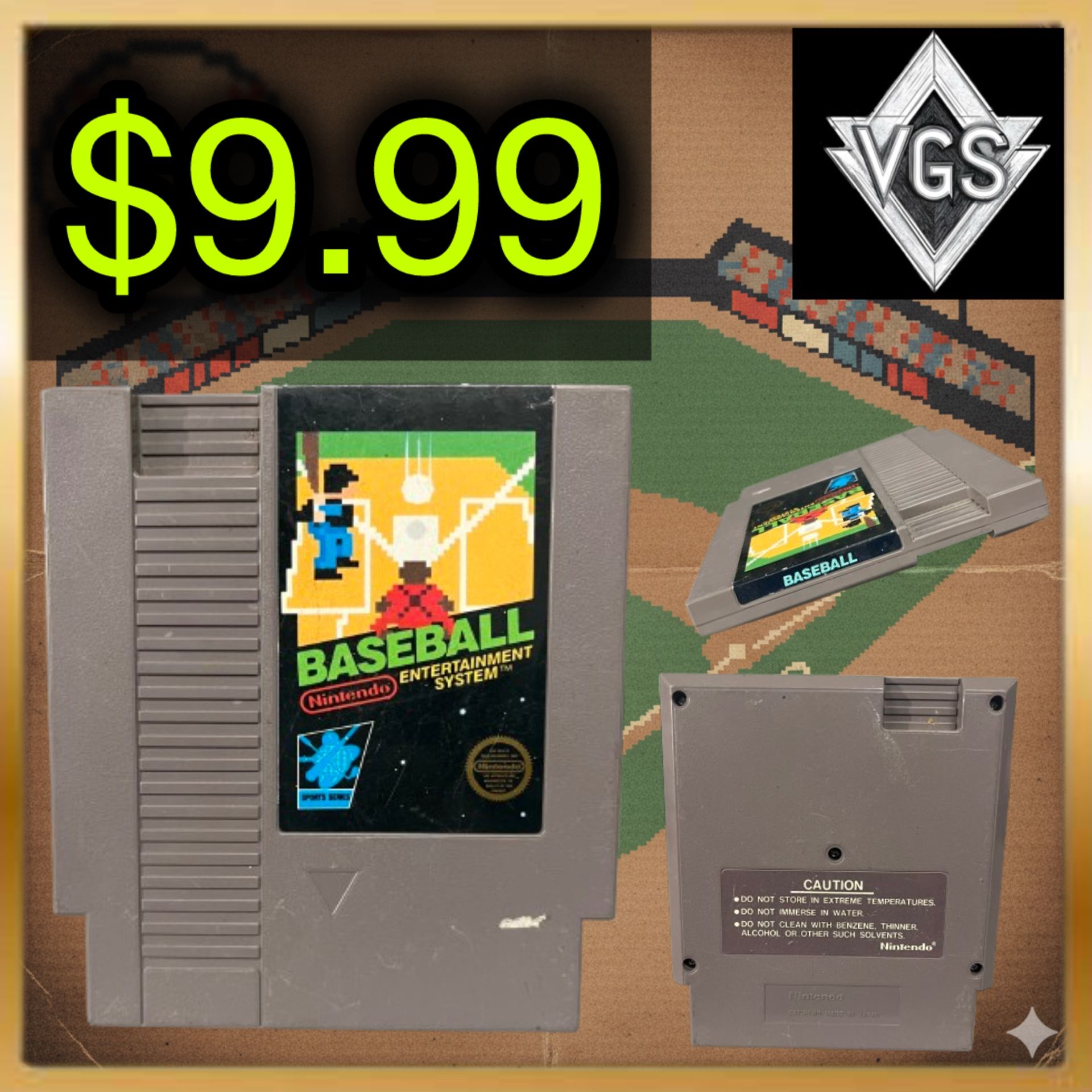 *VINTAGE* Baseball – NES (1985)