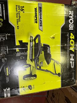 Ryobi 40v tiller kit $350 (financing available)