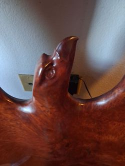 Wooden Phoenix bird wall piece