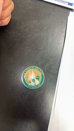 Police LAPD real challenge coin heavy