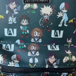 My hero, academia backpack purse