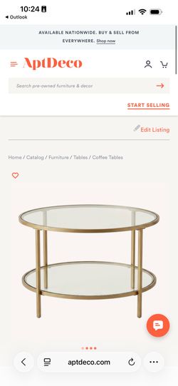 Two Tier Small Coffee Table