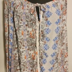 Women's Stoosh Floral Blouse Size Large