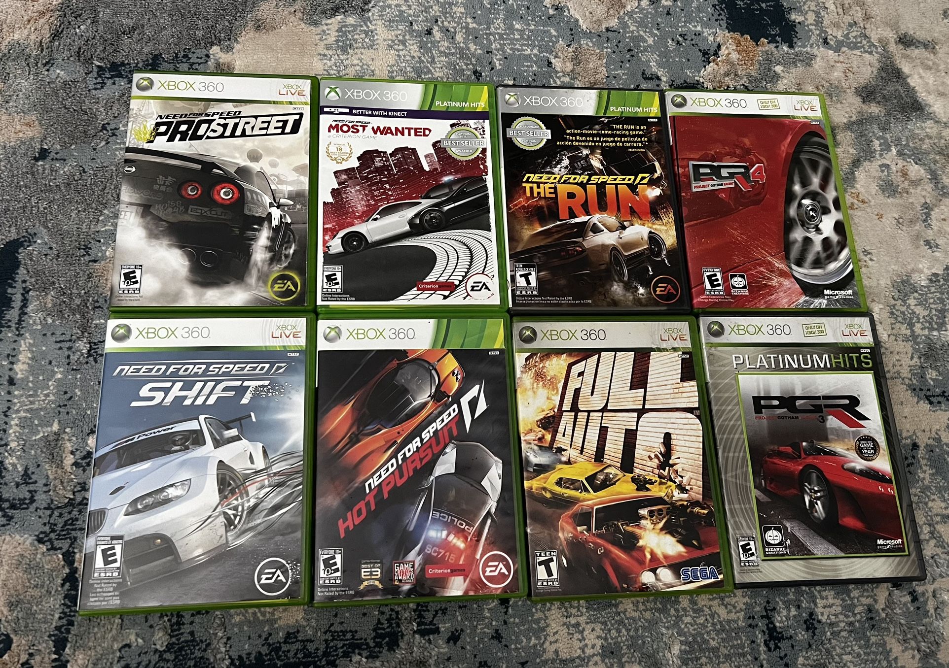 Racing Games Set Xbox 360