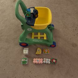 Rare Leapfrog Pretend And  Learn Shopping Cart - Discontinued 