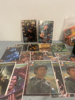 Small comic book collection ash and the evil dead army of darkness