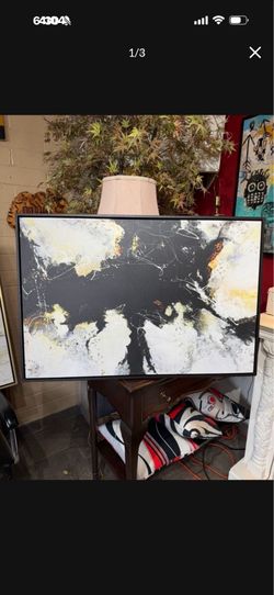 Abstract print on canvas 37 x 25