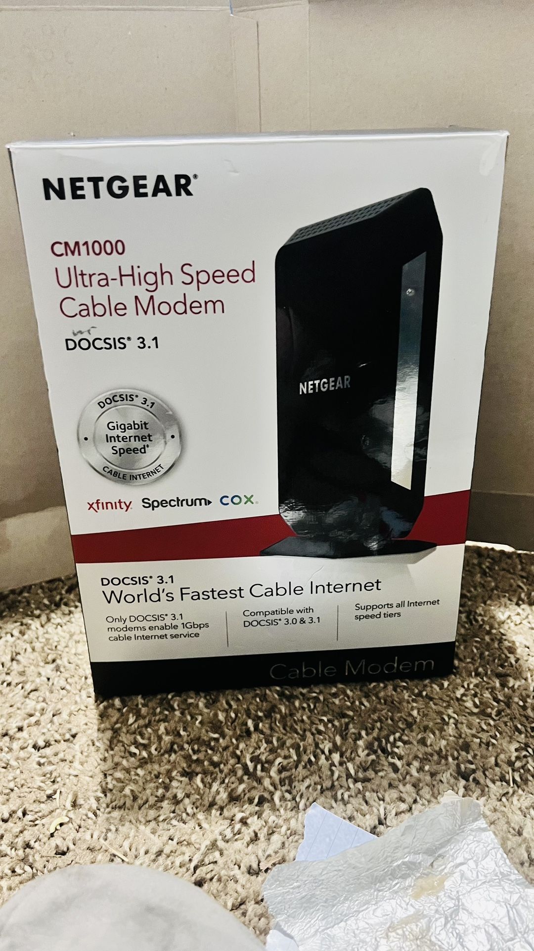 Netgear CM1000 - Ultra High Speed Cable Modem