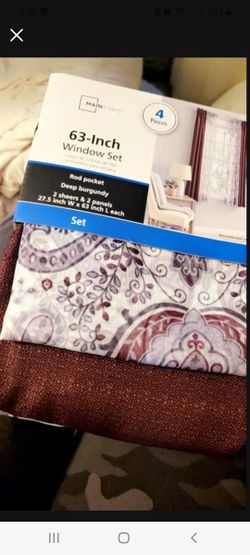 4 Piece Curtain Set