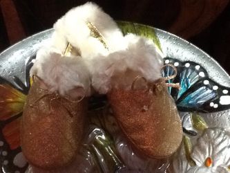 Michael Kors Golden Slippers sz 8