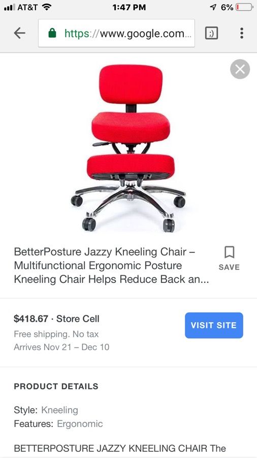 Orthopedic Reverse Kneeling Office Chair Like New For Sale In Las Vegas Nv Offerup