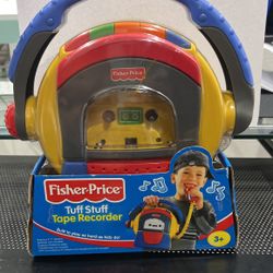  Fisher Tuff Stuff 2000 Cassette Tape Player Recorder Microphone