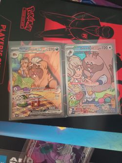 Pokemon Destined Rivals Cards Arven's Marbosstiff Ex & Arven's Greedent