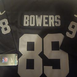 Raiders Bowers Black Nike Jersey 