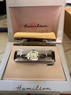 Hamilton woman's wrist watch. New
