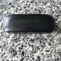 VINTAGE GUCCI CASE HARD BLACK CLAMSHELL SUNGLASS EYEGLASS CASE ONLY
