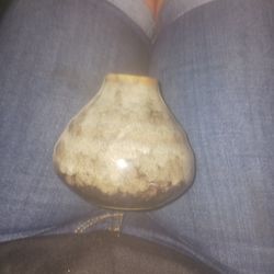 Small Decorative Ceramic Vase with Earthy Glaze Finish