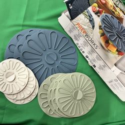 PrepWorks Multi-Function Silicone Lids, Set of 10