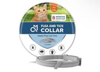 fcesiweg Flea Collar for Cats, Tick Collars for Cats,8 Months Protection,
