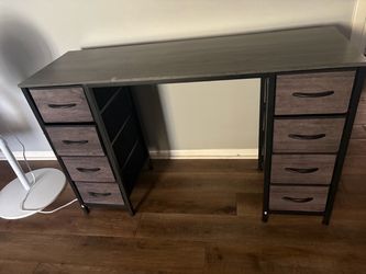 Desk and dresser
