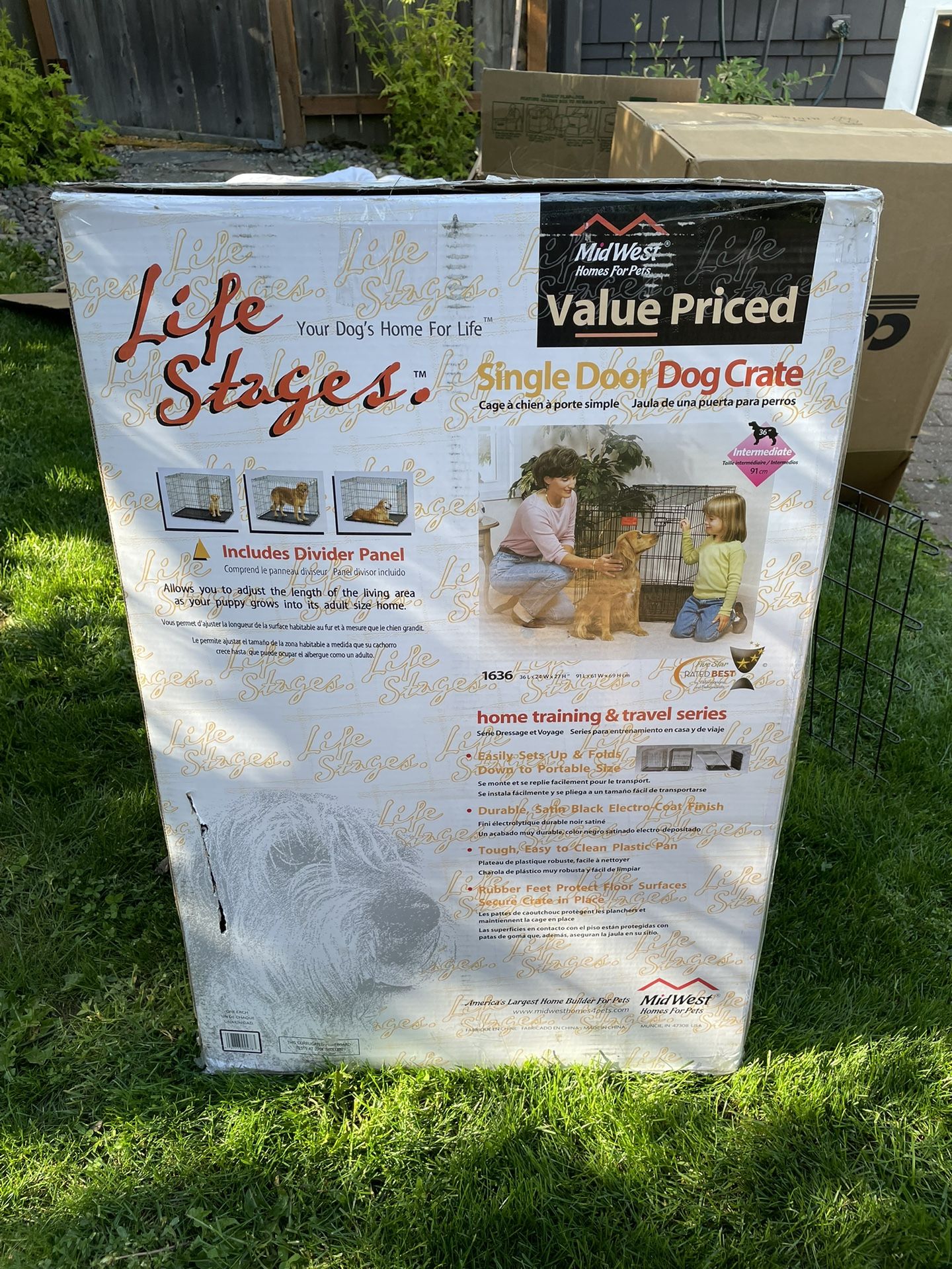 Dog Crate 36x24x27