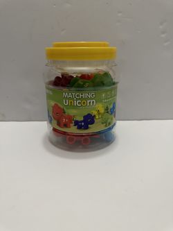 Matching Unicorn Educational Toy – Color & Number Learning Set for Kids